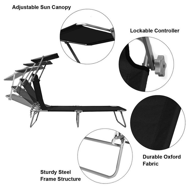 heavy duty portable aluminum stretcher kids double air lounge sofa ultralight foldable adjustable camping cot bed