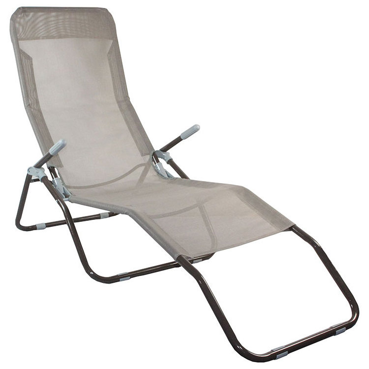 portable outdoor metal deck light weight steel folding rocking chair beach