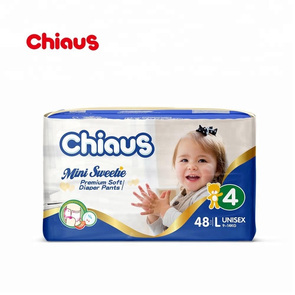 Chiaus Hot sale diapers 360 Elastic Waist baby diapers pants pull up diapers