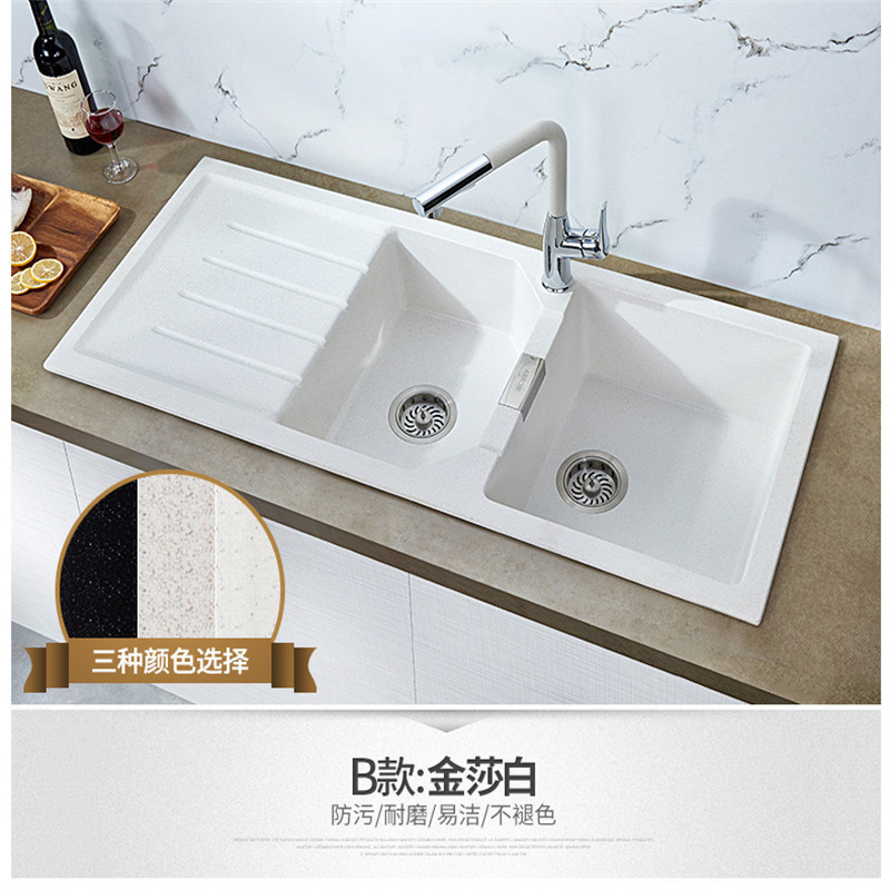 Stone Plastic Aluminum Fiber Ceramic Granit quartz stone kitchen sink