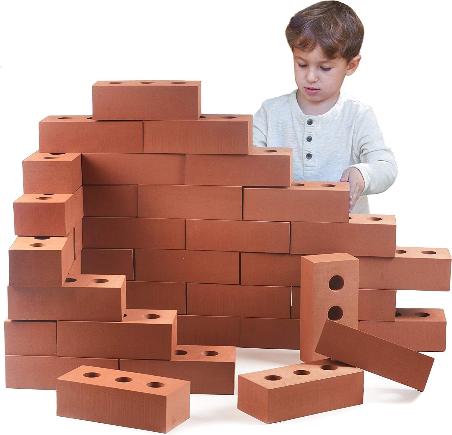 Life Foam Building Block Bricks Children Role Play Real Size Bricks Kids Construction House Bricks Geometric Breeze Blocks 50