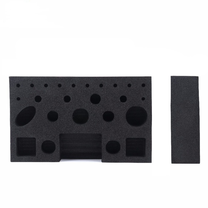 2023 Cheap Price Factory Custom CNC Cutting EVA Foam with Carbon Fiber Black Kaizen Foam Inserts for Flower Boxes Minicell Foam