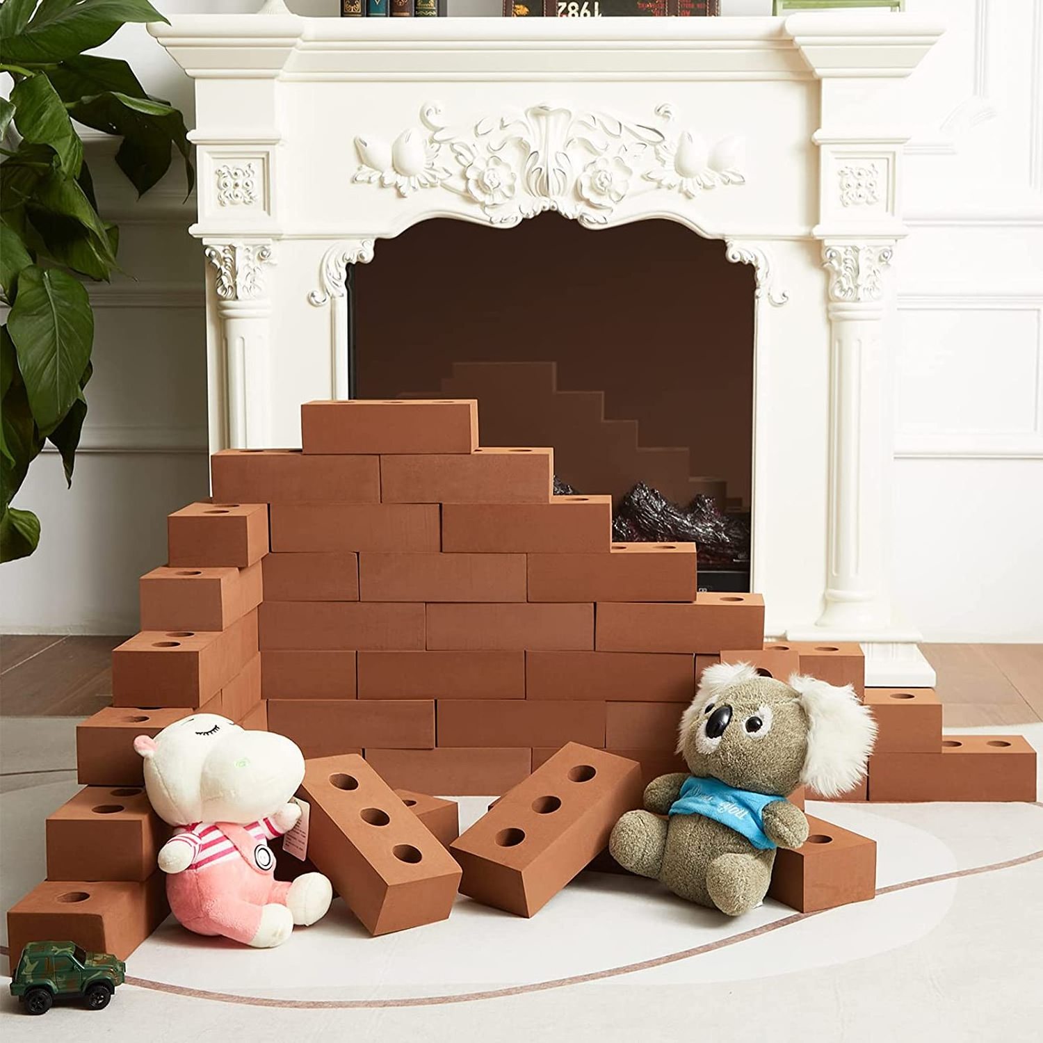 Life Foam Building Block Bricks Children Role Play Real Size Bricks Kids Construction House Bricks Geometric Breeze Blocks 50