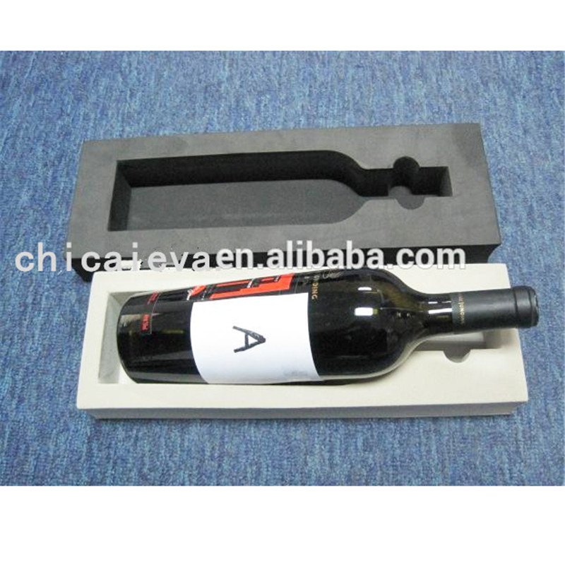 Custom Wine Bottle EVA Foam Package Box Packing Opp Bag Customized Styrofoam Cooler Small Foam Bottle Protector Chicai CP-33