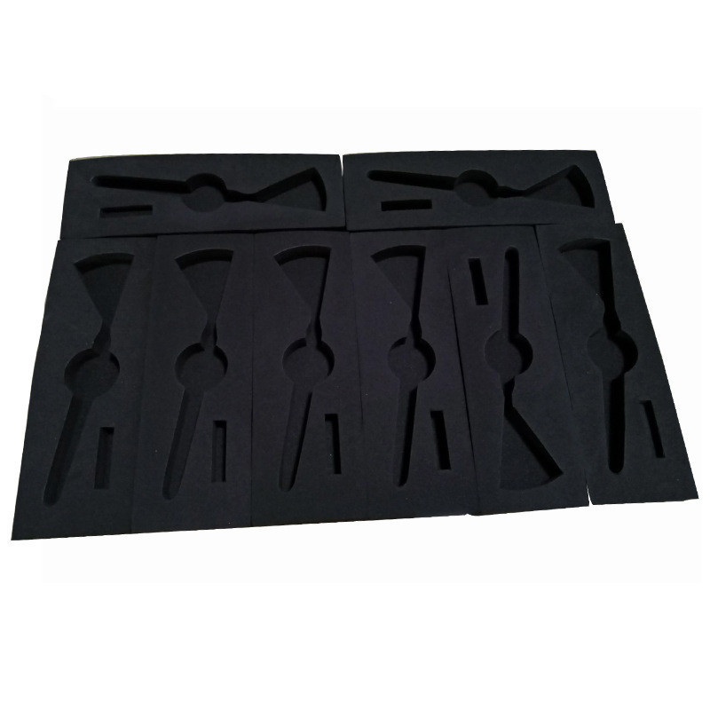 EVA Molded Foam Tool Packaging Custom Black EPE Sponge Organizer Laser Cutout Tray Insert