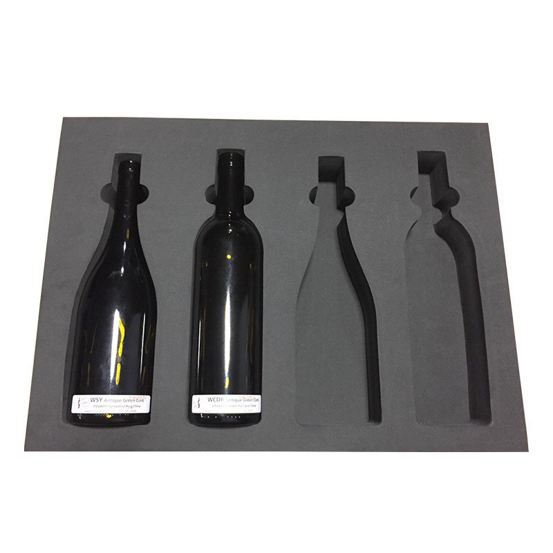 Custom Wine Bottle EVA Foam Package Box Packing Opp Bag Customized Styrofoam Cooler Small Foam Bottle Protector Chicai CP-33