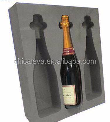 Custom factory direct die cut EVA foam inserts for packaging of wine