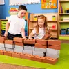 Children Diy Play Foam Block Brick Set EVA Building Foam Block Unisex Foam Bricks for Kids Toys