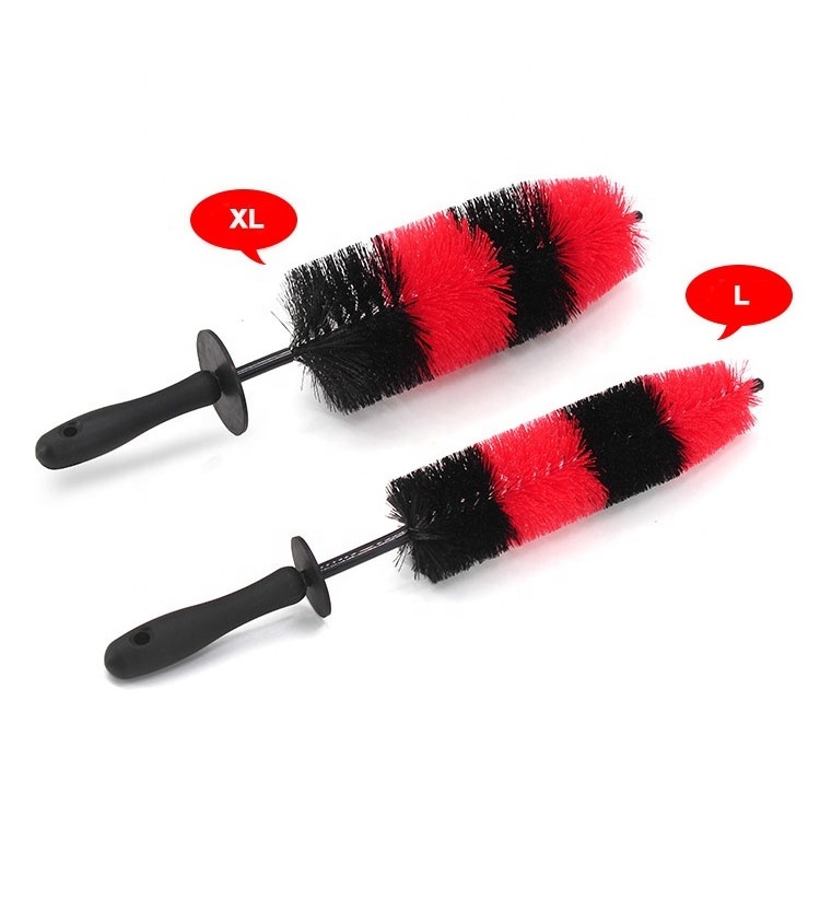 Car Wash Brush Kit Flexible Fiber Cleaning Engine Detailing Washing Car Care Cleaner Rim Tire Wheel Hub Tyre Brush for Auto