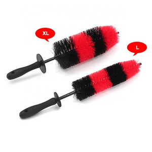 Car Wash Brush Kit Flexible Fiber Cleaning Engine Detailing Washing Car Care Cleaner Rim Tire Wheel Hub Tyre Brush for Auto