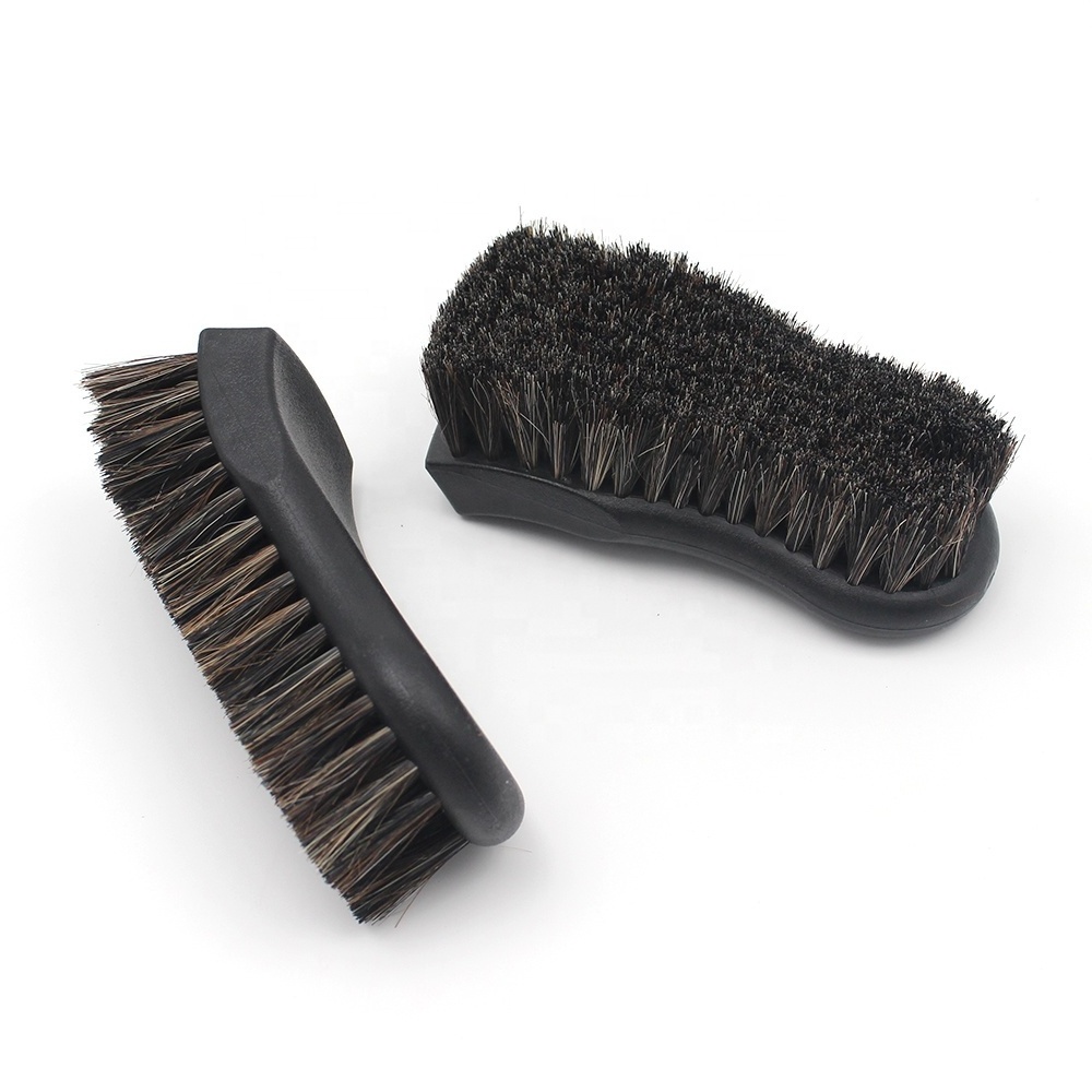 Premium auto care long-cut genuine auto interior Horse hair cleaning Brush