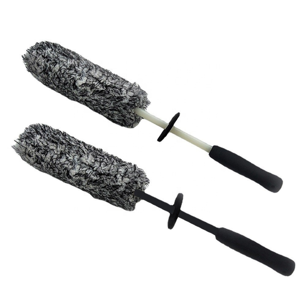 Decent ultra-soft microfiber fiber woolies Alloy wheel Cleaning kit brush duster