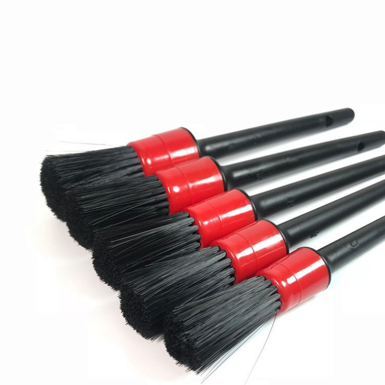 Perfect Different Sizes Automotive Washing Interior Cleaning Brushes Kit 5 Pieces Car Detailing Brush Set