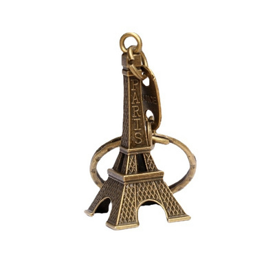 France souvenirs Gift Keychain Vintage Paris Eiffel Tower Keychain Metal Iron Tower Key chains car Keyring Bag Pendant Accessory