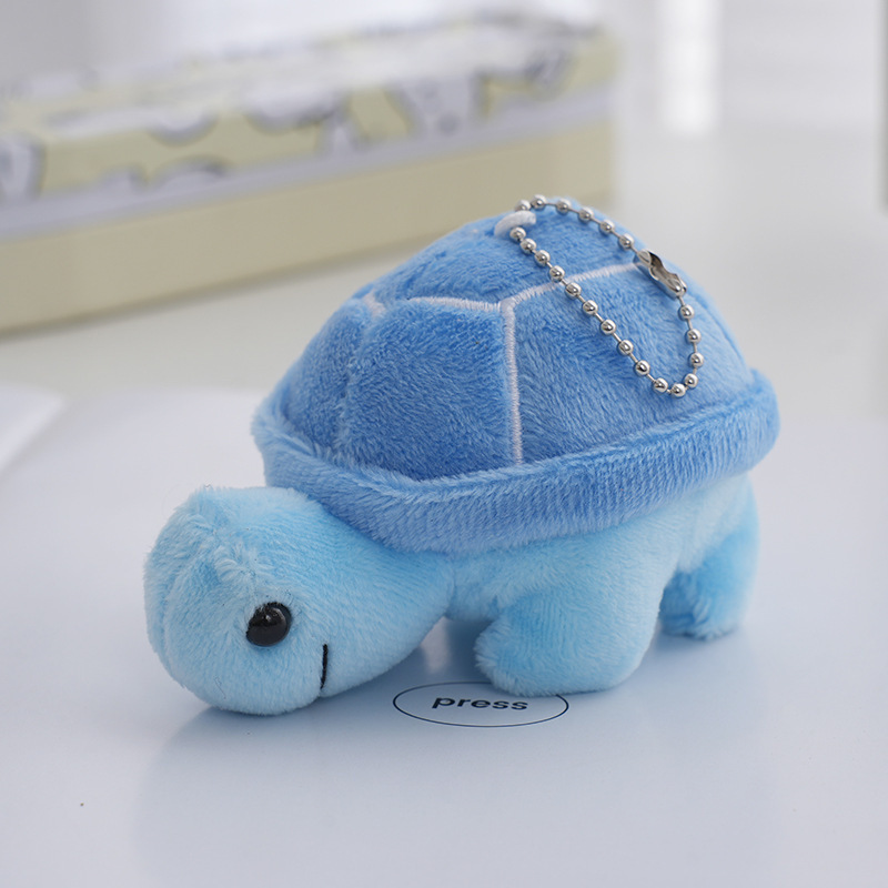 Cute Turtle Plush Keychains Toys Cartoon Stuffed animal toys Turtle plushie schoolbag Bag charms Jewelry Doll Pendant Keychain