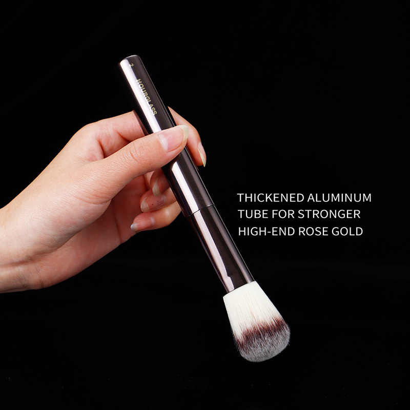 Custom HG 19Pcs Hourglass Brushes Series Aluminium handle ferrule Vegan professional luxury cruelty free makeup brush set