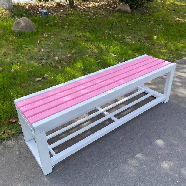 Solid wood bench Bathroom Changing room shoe bench Outdoor park Antiseptic wood gym mall Fitting room bench