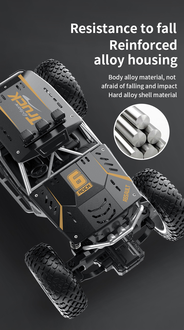 Alloy SUV remote control car four-way charging high speed climbing car boy toy remote control car