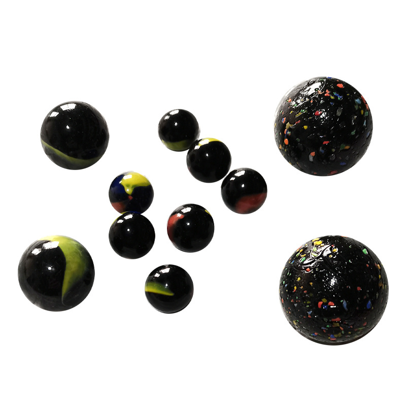 Children Toys Glass Marbles Fluorescence Pebbles Glowing in The Dark Glass Solar System 3d Glass Crystal Ball