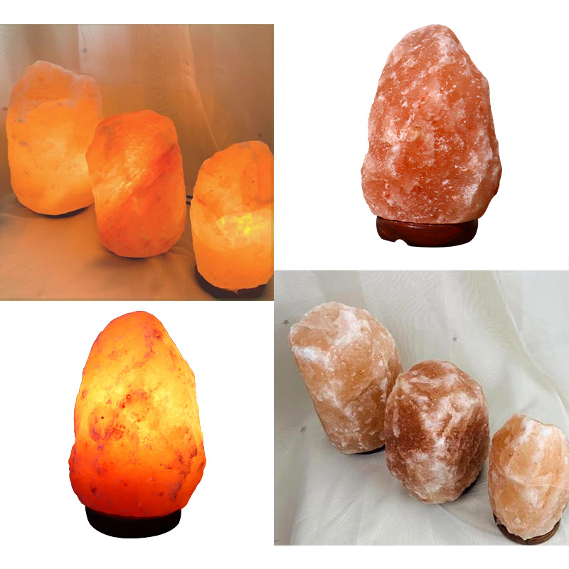 Arts and Crafts Salt Lamp Natural Feng Shui New Trend Wall Himalayan Pink Rock Salt Lamp Carved Shape Uk Organic Material Chico