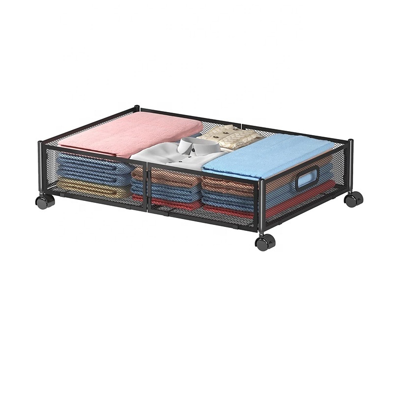 Popular Under Bed Storage Containers, Under Bed Shoe Storage With Wheels, Foldable Bedroom Storage Organization with Handles