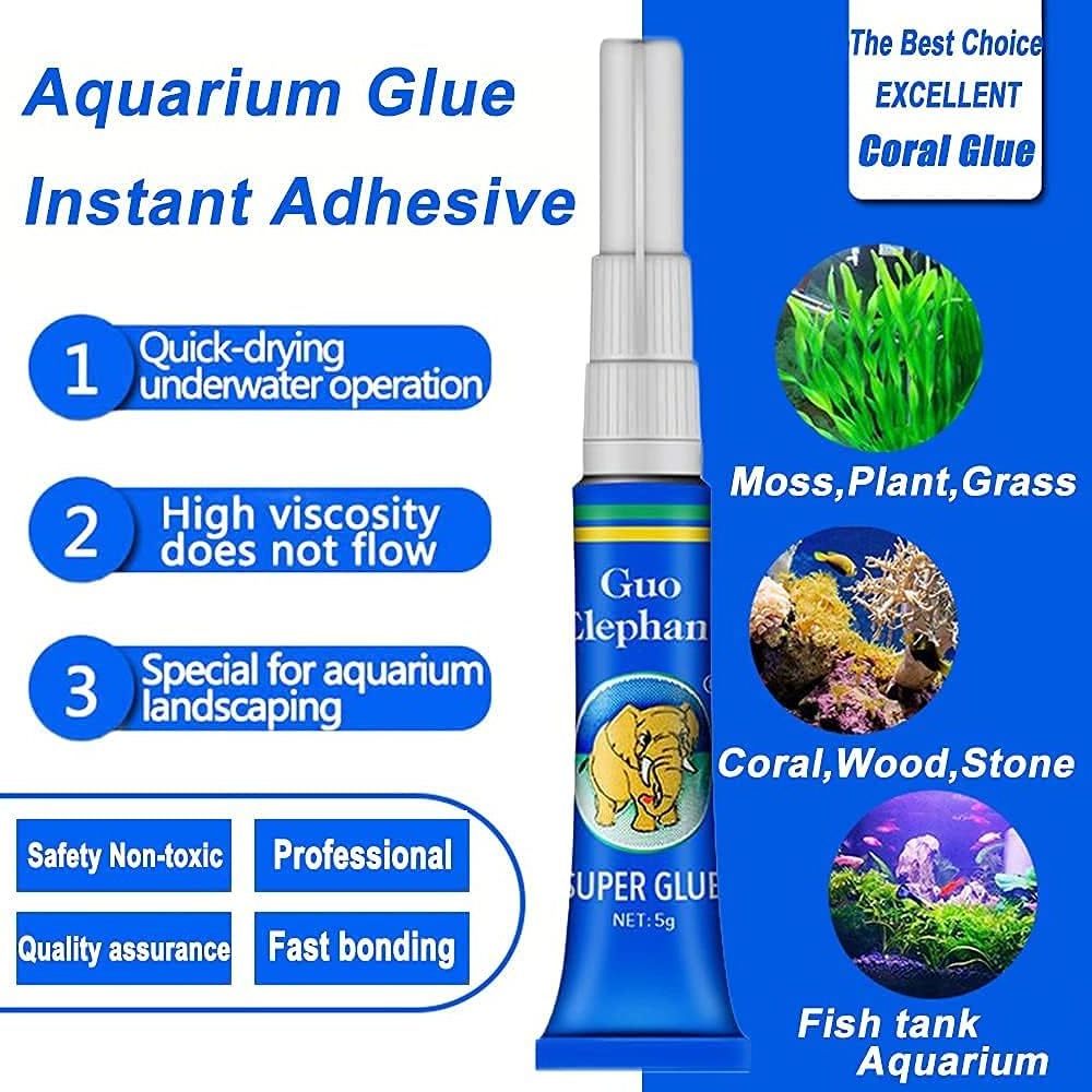 Moss Coral Non-Toxic 5G Water Grass Glue Aquarium Plants Aquarium Clear Glue