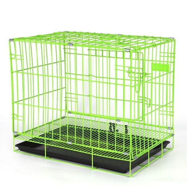 Double Door Very Strong Indoor Portable Folding Metal Wire Large Dog House Dog Crate