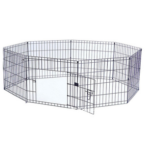 Garden Pet Outdoor Large Metal Portable Foldable Dog Fence For Dogs