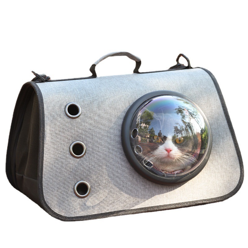 2023 Reusable Carrying Shoulder Bag Cat Tote Transparent Foldable Bag For Cats And Dogs