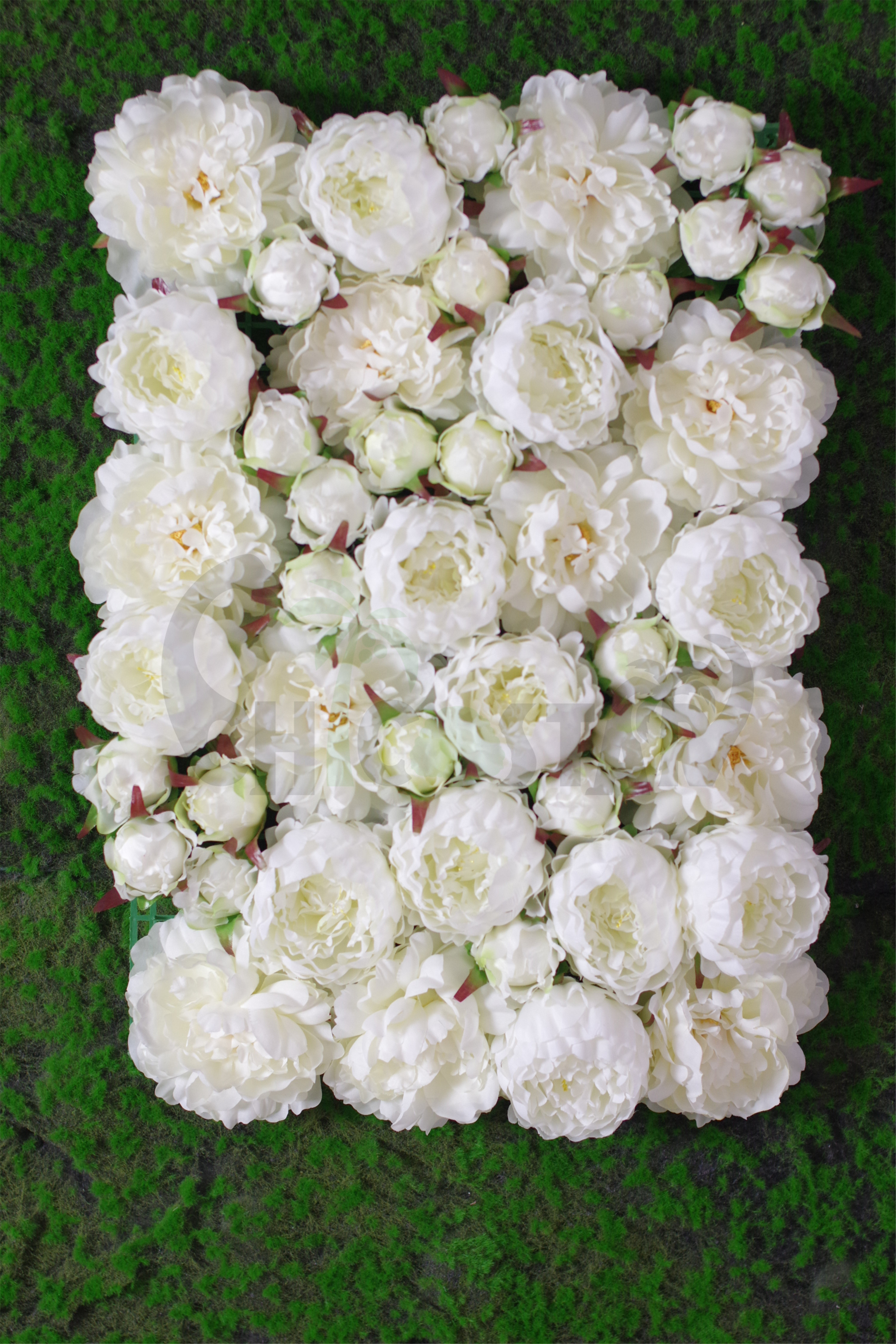 Factory wholesale  Hydrangea flower wall panels backdrop flowers wall wedding decor artificial flower wall panel