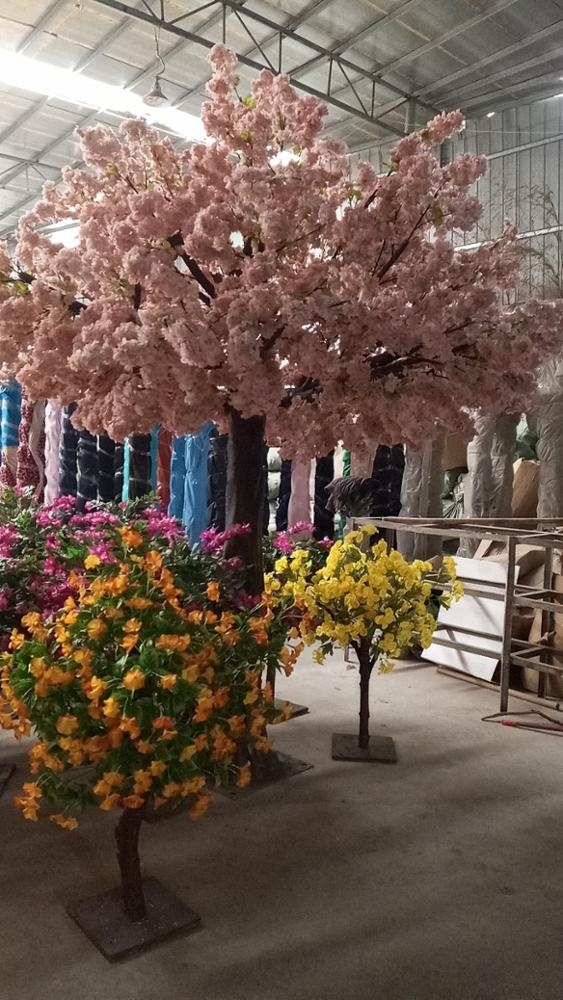 High density of artificial cherry blossom tree/ sakura flower tree  for wedding events decoration