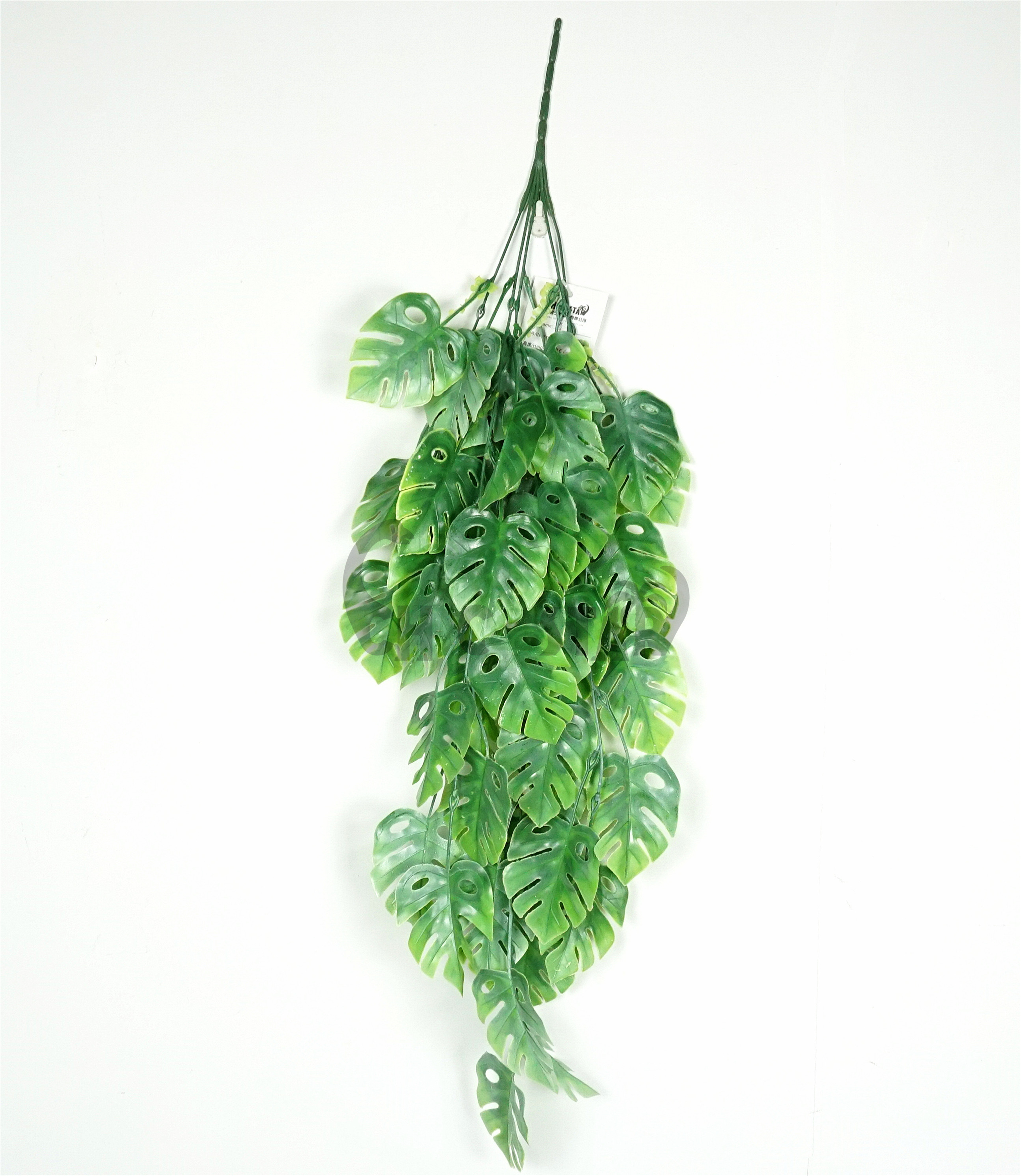 wholesale decoration leaves grass wall hanging plants plastic eucalyptus artificial wall hanging