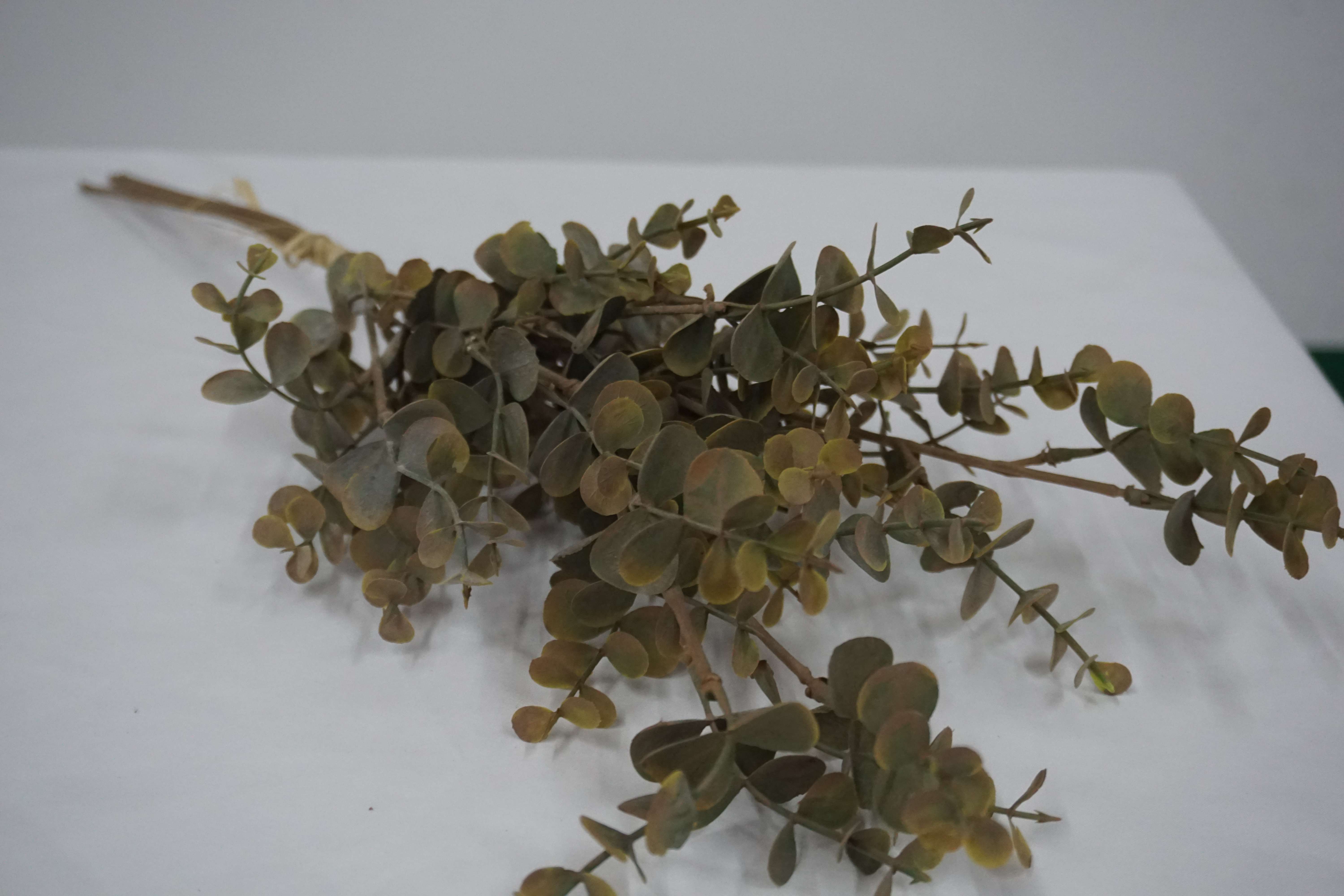 Artificial Dusty Eucalyptus Stems Plants Greenery Branches Plants Rustic Farmhouse Plants Bathroom Counter Kitchen Decorations