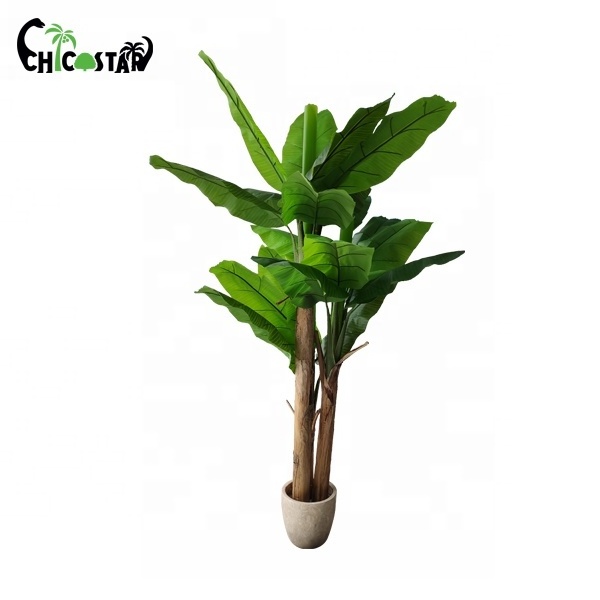 210cm home garden decoration plastic plant banana leaf tree small bonsai artificial traveler banana tree