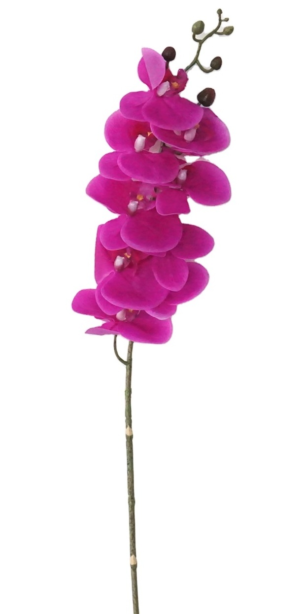 Factory wholesale home wedding decorative bouquet of flowers artificial real touch butterfly orchid