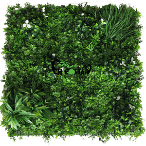 vertical garden outdoor plant green wall foliage decoration backdrop panel green artificial grass wall grass