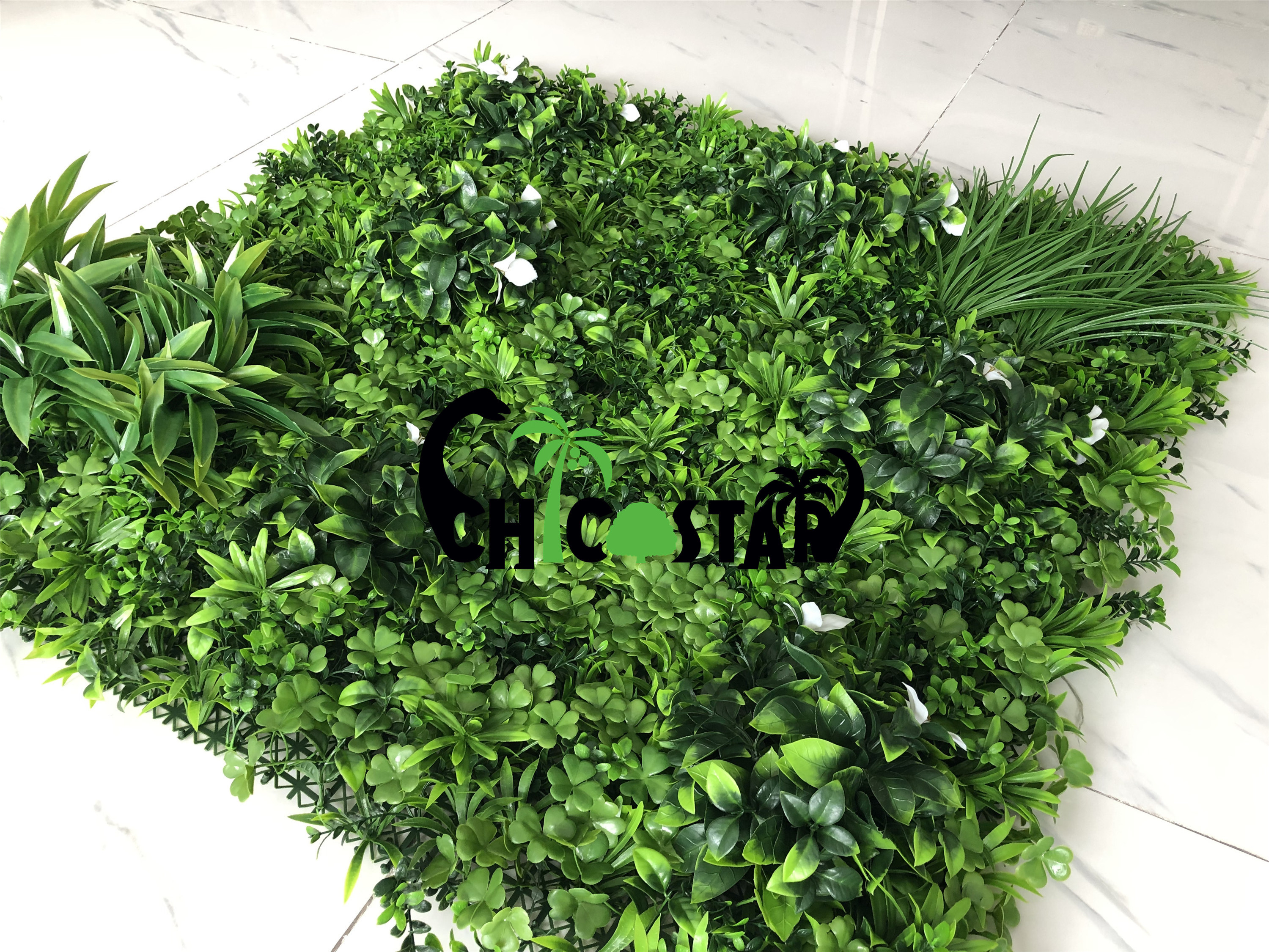 vertical garden outdoor plant green wall foliage decoration backdrop panel green artificial grass wall grass