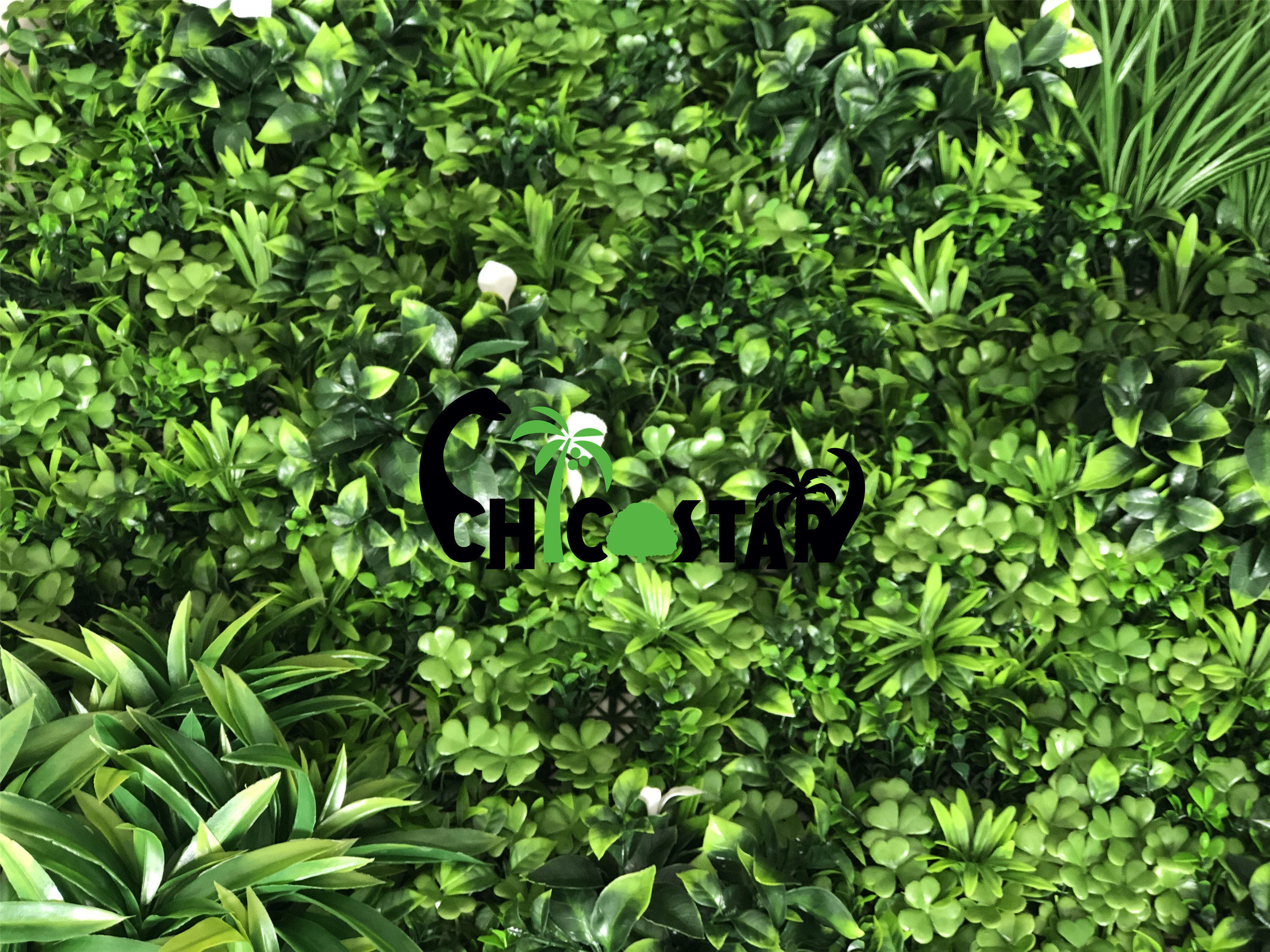 vertical garden outdoor plant green wall foliage decoration backdrop panel green artificial grass wall grass