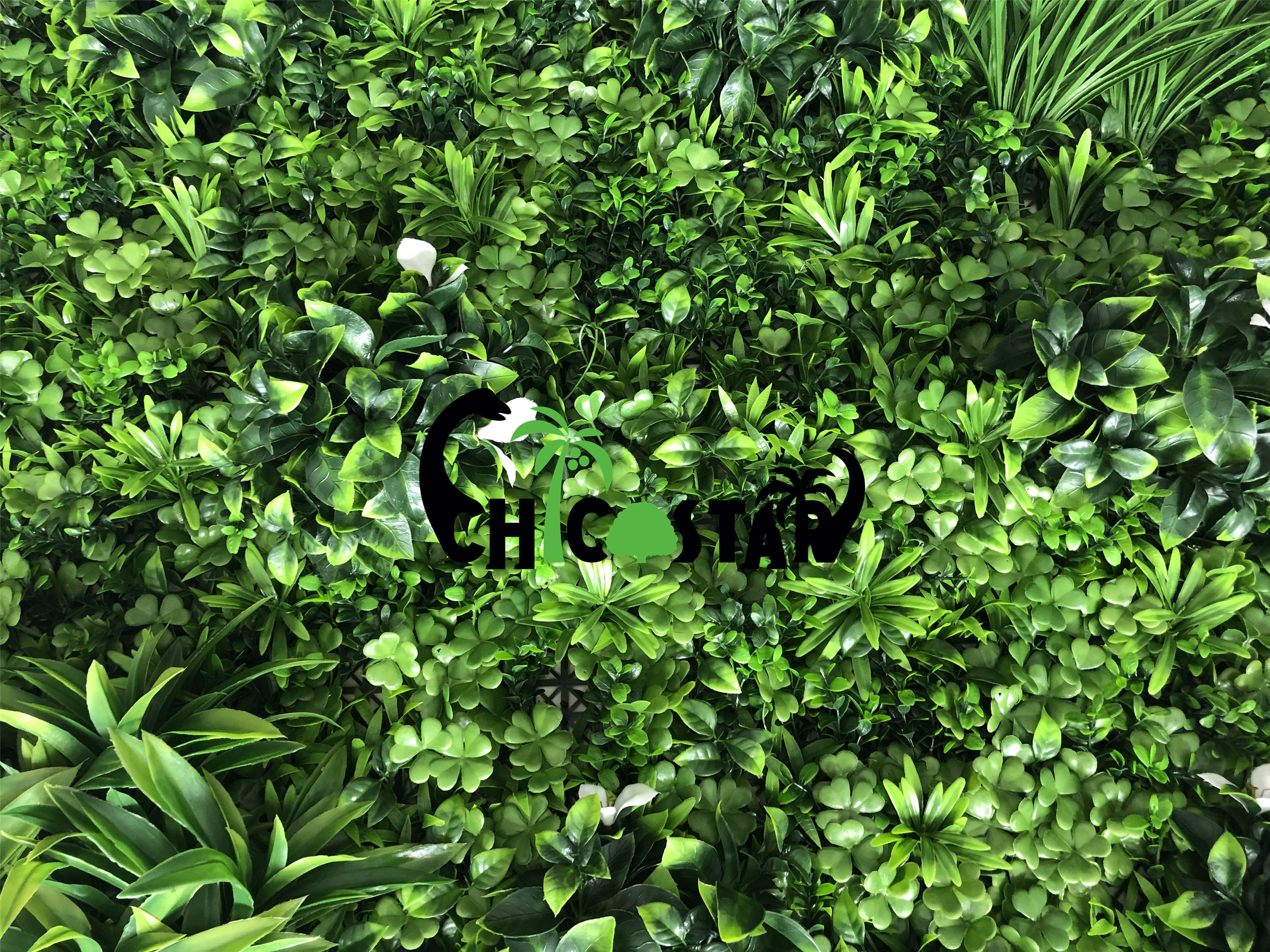 vertical garden outdoor plant green wall foliage decoration backdrop panel green artificial grass wall grass