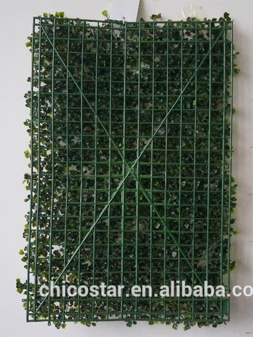 High quality UV artificial plants vertical green milano grass wall boxwood mats