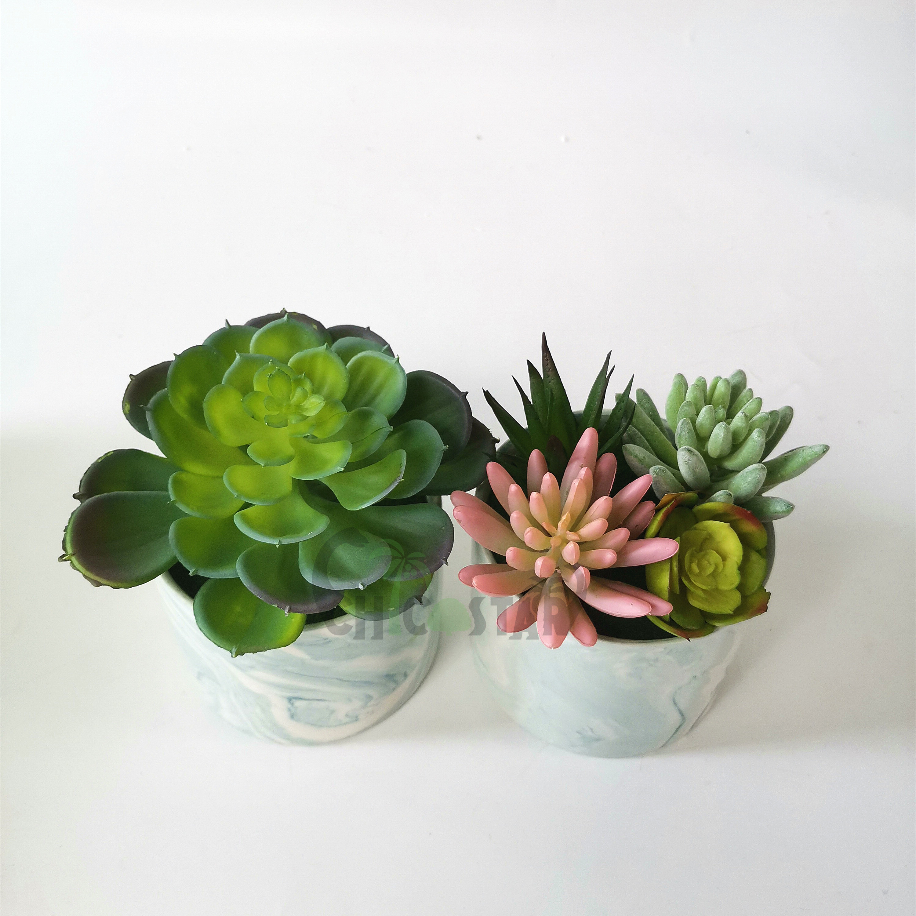 New factory price real touch artificial succulent plants for indoor decoration artificial succulents