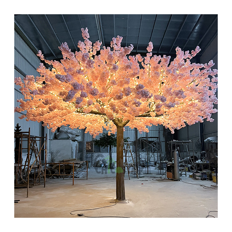 Wholesale Indoor LED Cherry Blossom tree Decoration Led Artificial Light Tree With Lights