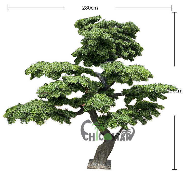 Hot sale big artificial pine tree branches pine needle tree for indoor decoration