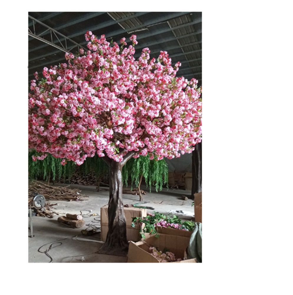 High density of artificial cherry blossom tree/ sakura flower tree  for wedding events decoration