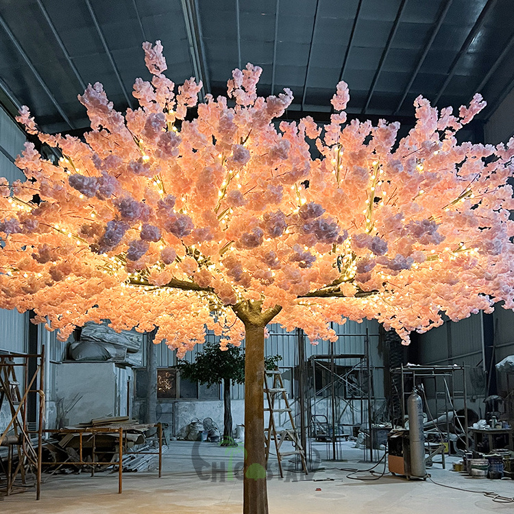 Wholesale Indoor LED Cherry Blossom tree Decoration Led Artificial Light Tree With Lights