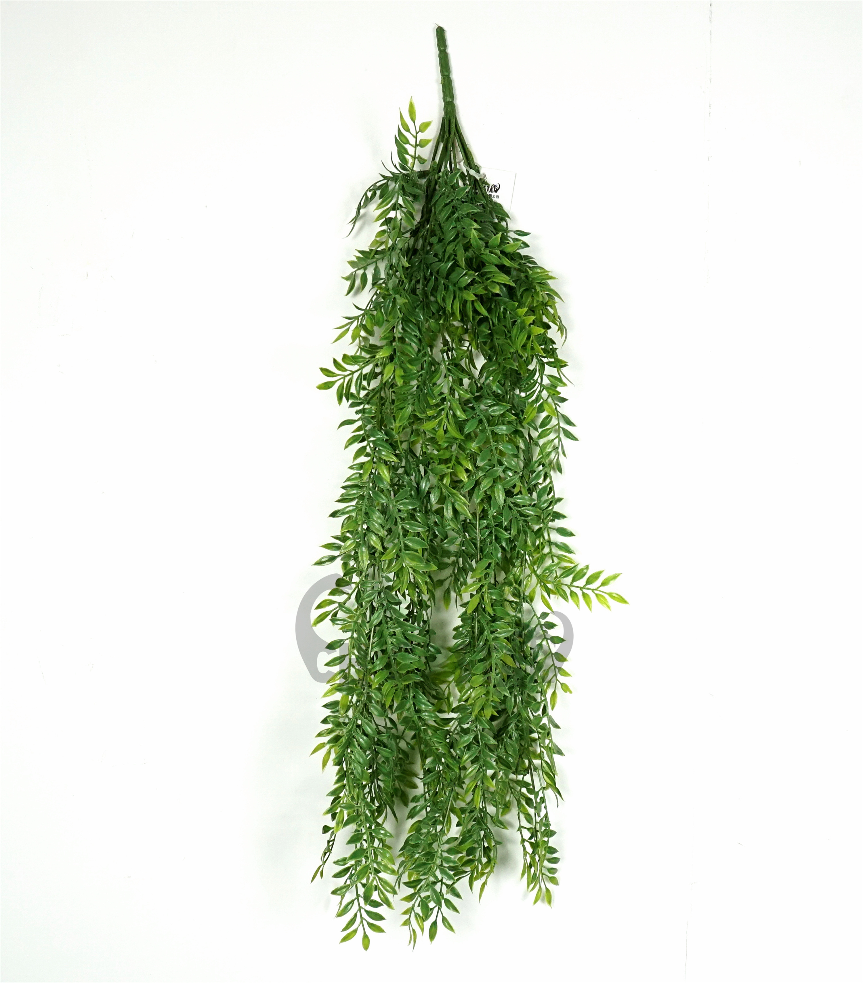 wholesale decoration leaves grass wall hanging plants plastic eucalyptus artificial wall hanging