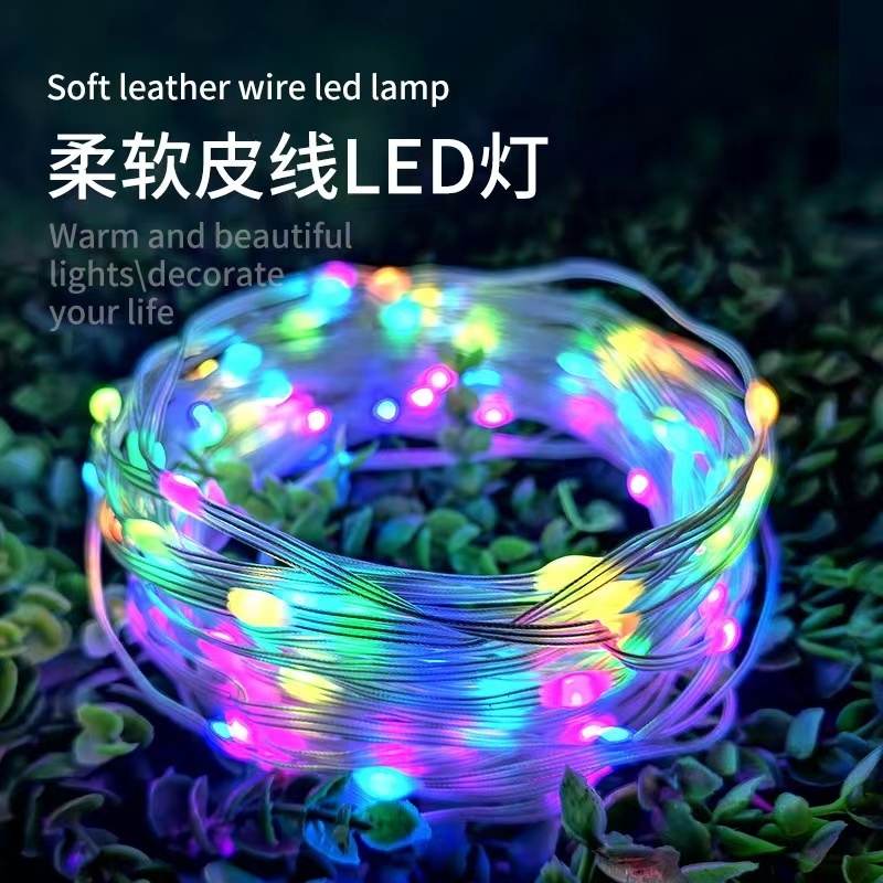 Color Changing Fairy String Lights - 33 ft 100 LED USB Soft Wire Lights with Remote and Timer