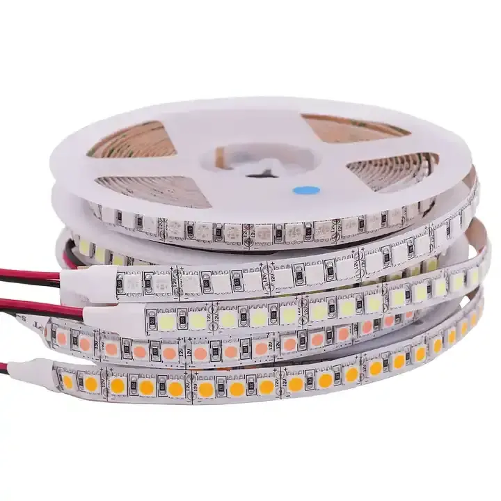 5050 SMD 30led 60led 120leds/m RGB Flexible Led Strip Lights for Car House Supermarket Hotel Party Decoration