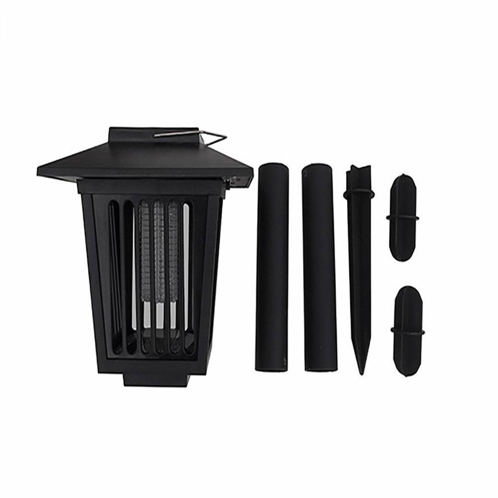 Insect-trap light solar rechargeable bug zapper fly killer 360 degree mosquito killer lamp