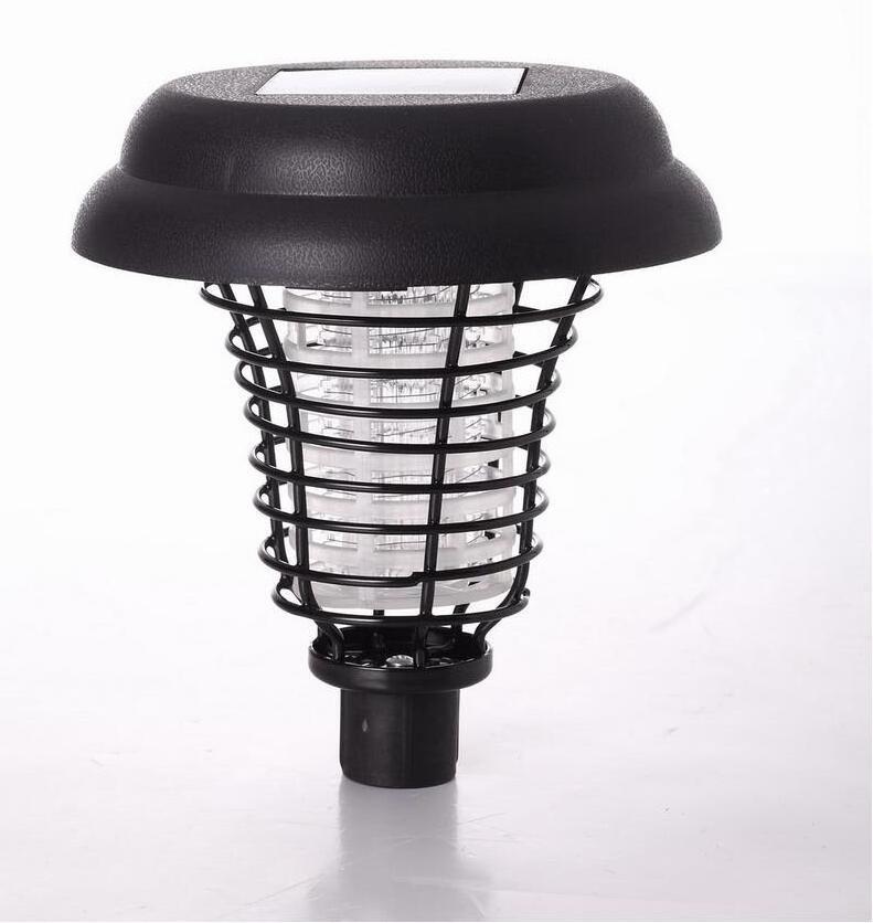 Outdoor Yard Garden Solar Powered UV Mosquito Insect Pest Killer Lawn Light Lamp